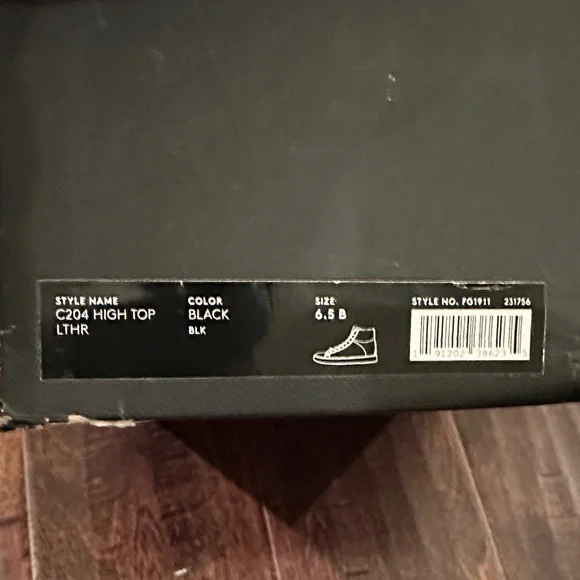 Coach Black leather High-Top Sneakers - Picture 6 of 9